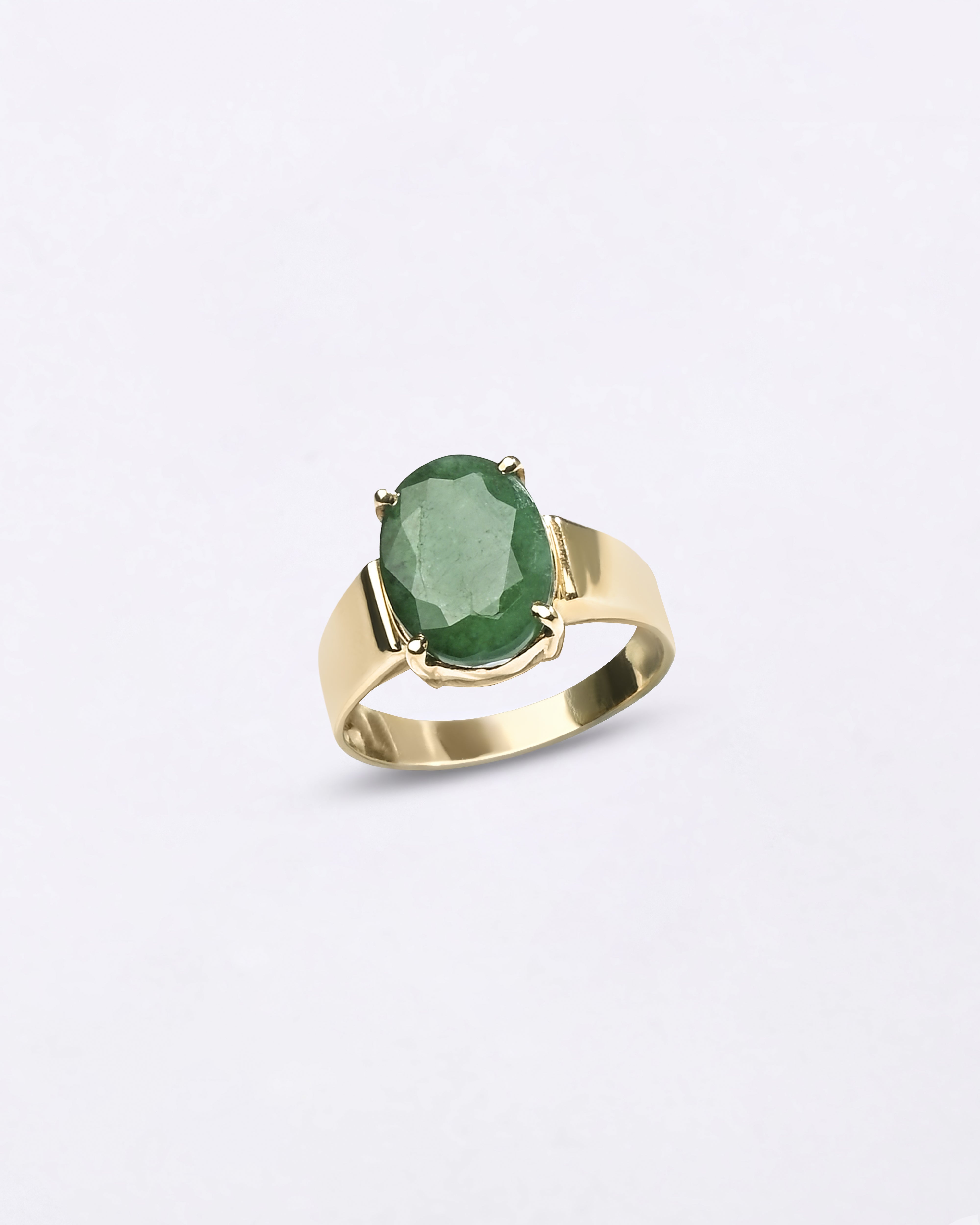 Titan Emerald (Panna) Ring in Gold - Urja