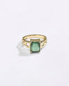 Buy Designer Emerald Ring in Gold for Girls from Myra Gems