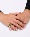 Emerald Ring for Virgo in 18K Gold from Myra Gems