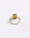 Gomed Ring in 18K Gold from Myra Gems