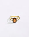 Gomed Ring in 18K Gold from Myra Gems