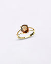 Gomed Ring in 18K Gold from Myra Gems