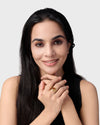 Prime Hessonite (Gomed) Ring in Gold - Square Urja
