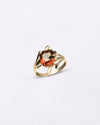 Prime Hessonite (Gomed) Ring in Gold - Square Urja