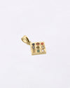 9 Stone Navgrah Pendant in 18K Gold from Myra Gems