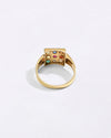 Male 9 Stone Navgrah in 750 Hallmark Gold  Buy from Myra Gems