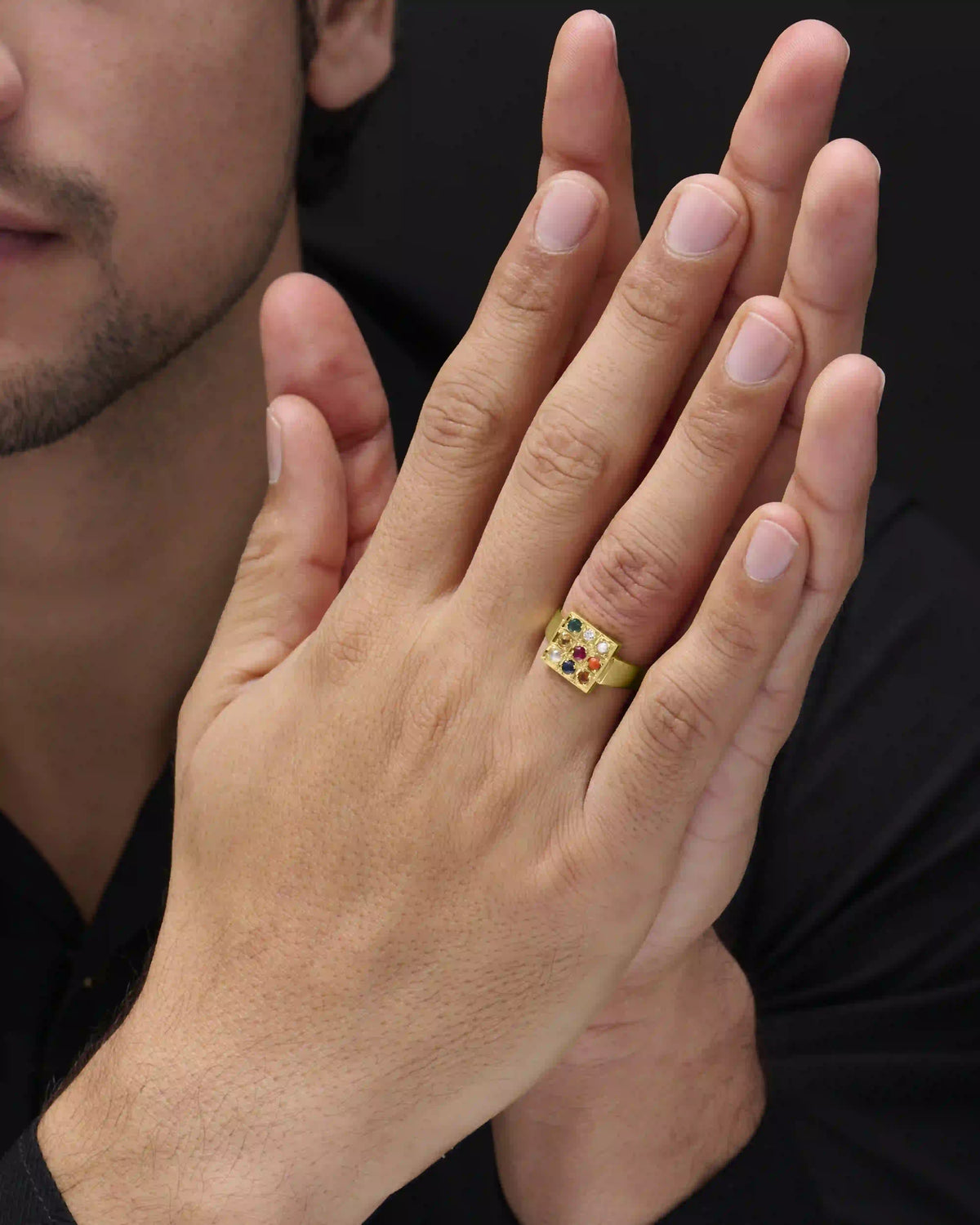 Navratna Gold Rings