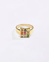 Male 9 Stone Navgrah in 750 Hallmark Gold  Buy from Myra Gems