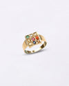Male 9 Stone Navgrah in 750 Hallmark Gold  Buy from Myra Gems