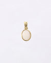 Plain Opal Pendant in 18K Gold from Myra Gems