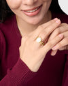 Grace Opal (Doodhiya) Ring in Gold - Shakti