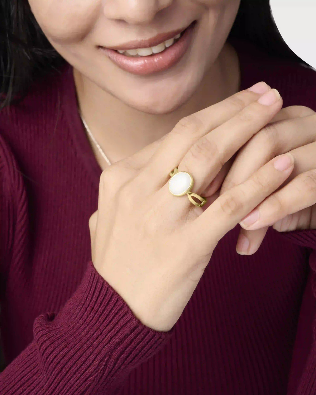 Opal Gold Rings