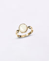 Grace Opal (Doodhiya) Ring in Gold - Shakti
