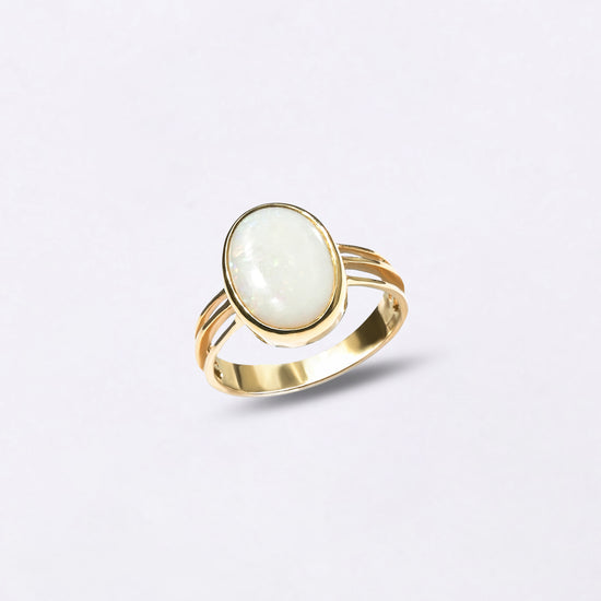 Designer Ring Online of Opal in 18K Gold from Myra Gems