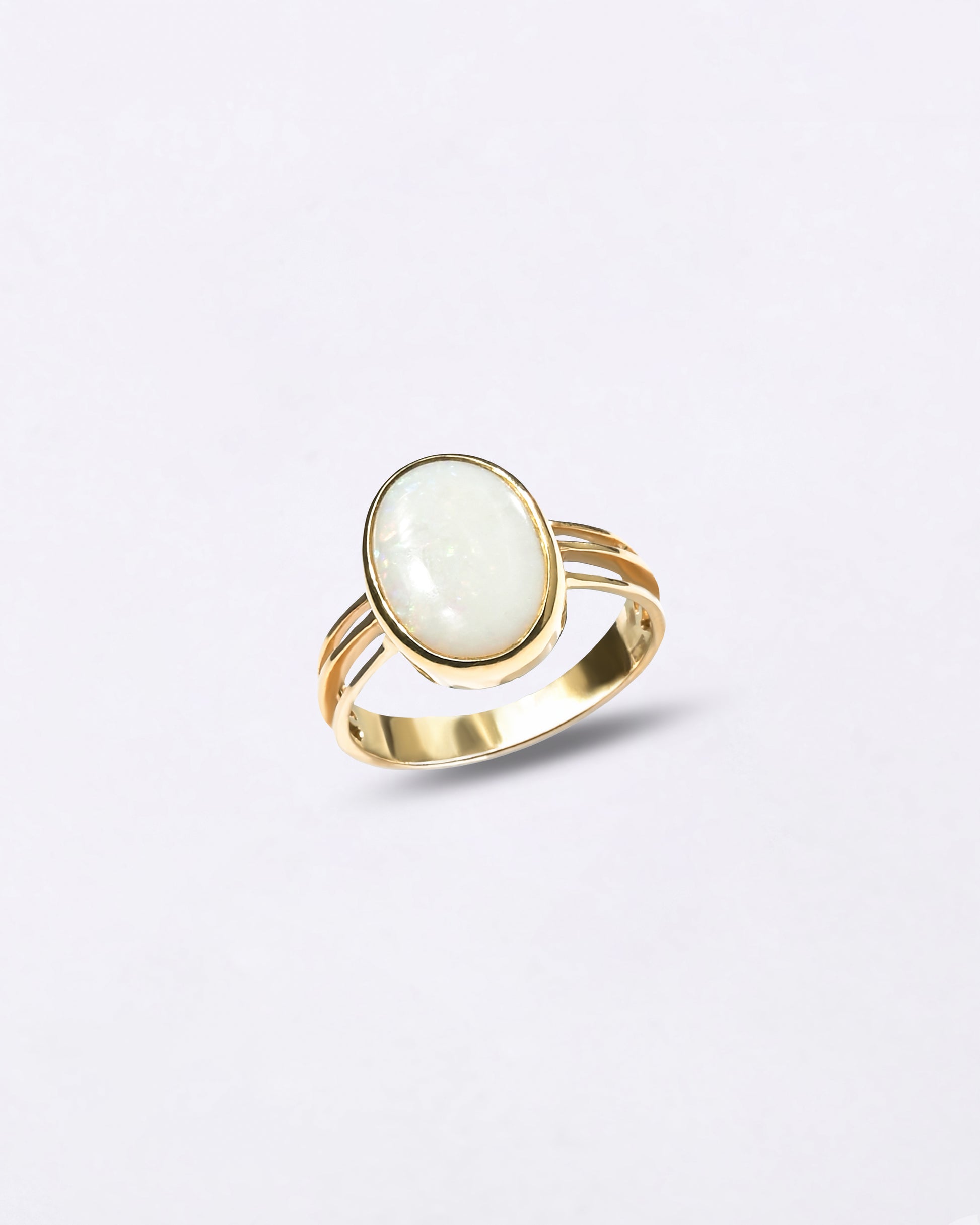 Designer Ring Online of Opal in 18K Gold from Myra Gems