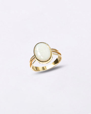 Designer Ring Online of Opal in 18K Gold from Myra Gems