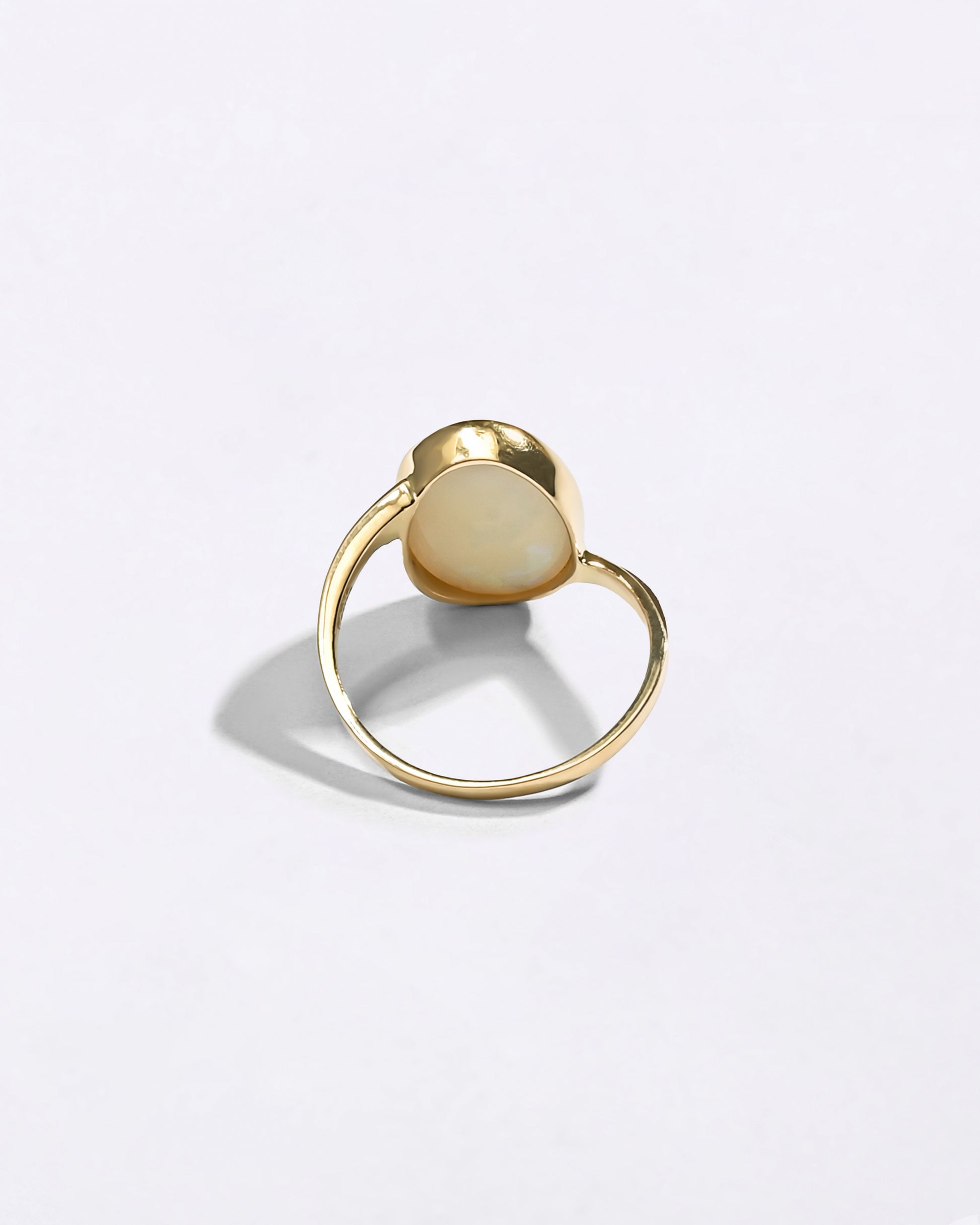 Natural Opal Doodhiya Ring in 18K Gold Buy from Myra Gems