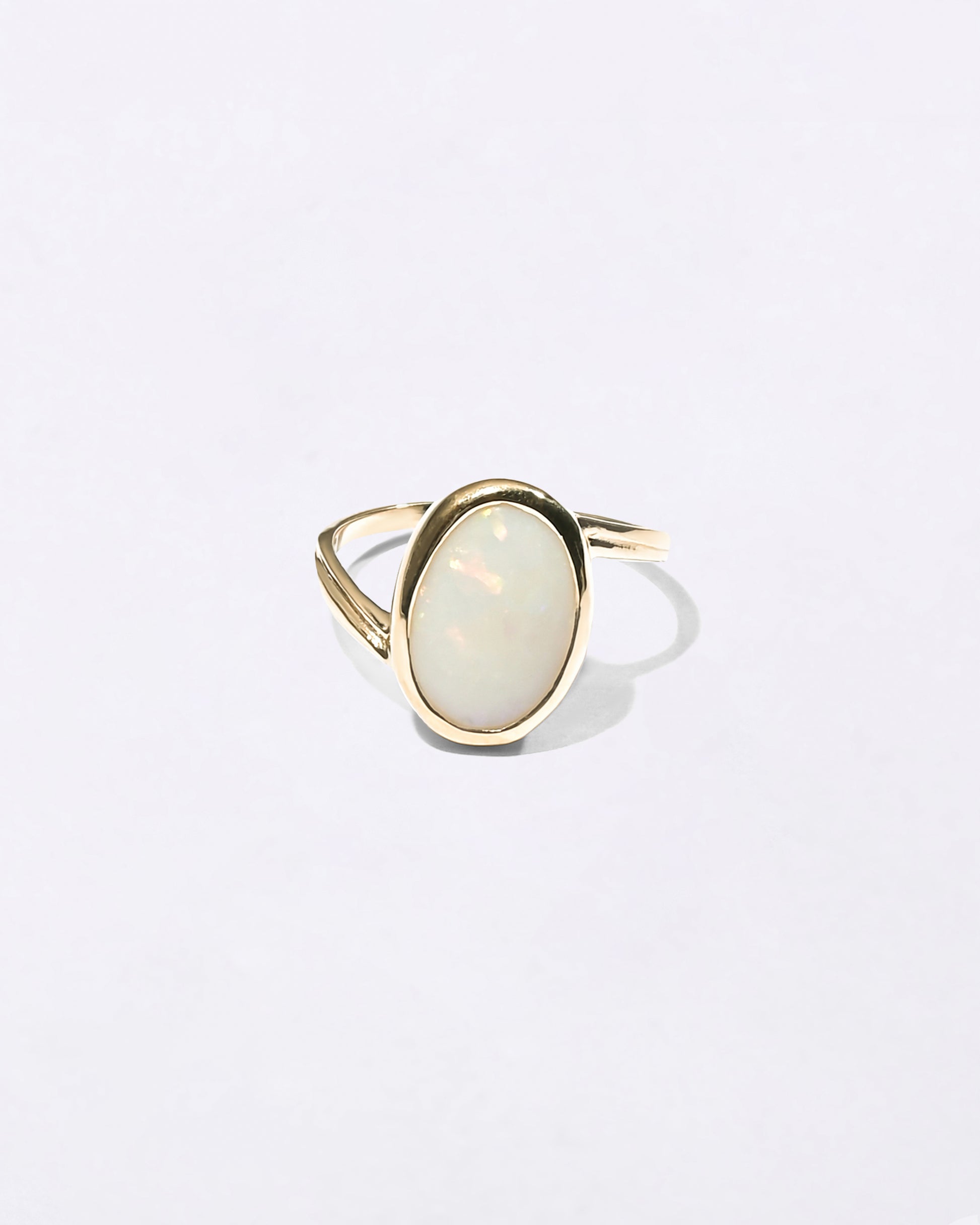 Natural Opal Doodhiya Ring in 18K Gold Buy from Myra Gems