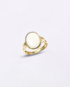 Magical Opal Doodhiya Ring in 18K Gold from Myra Gems