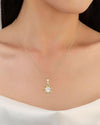 Original Pearl Moti Pendant in 18K Hallmark Gold from Myra Gems