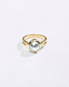 Keshi Pearl Ring in 18K Gold from Myra Gems