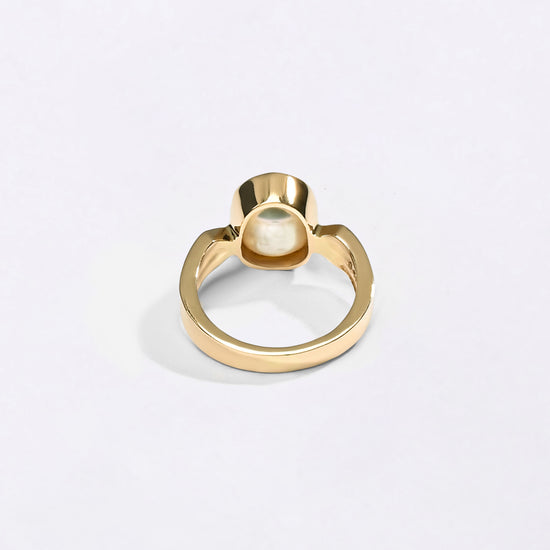 Keshi Pearl Ring in 18K Gold for Female from Myra Gems