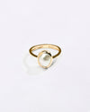 Uneven Pearl Ring In 18K Gold from Myra gems
