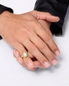 Keshi Moti Ring in 18K Gold from Myra Gems