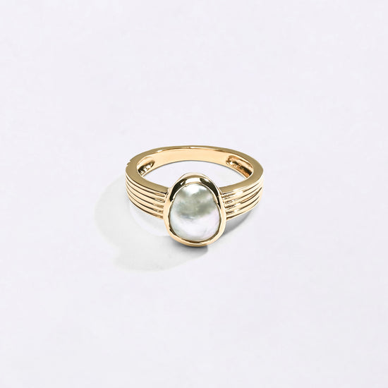 South Sea Pearl Ring in 18K Gold from Myra Gems