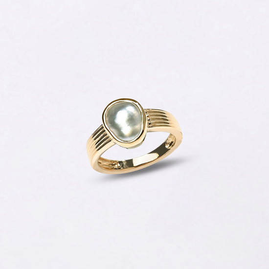 South Sea Pearl Ring in 18K Gold from Myra Gems
