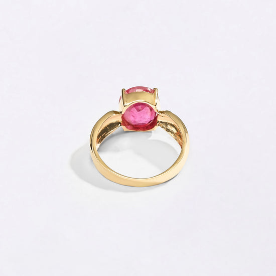 Rashi Wearing Ruby in Gold from Myra Gems