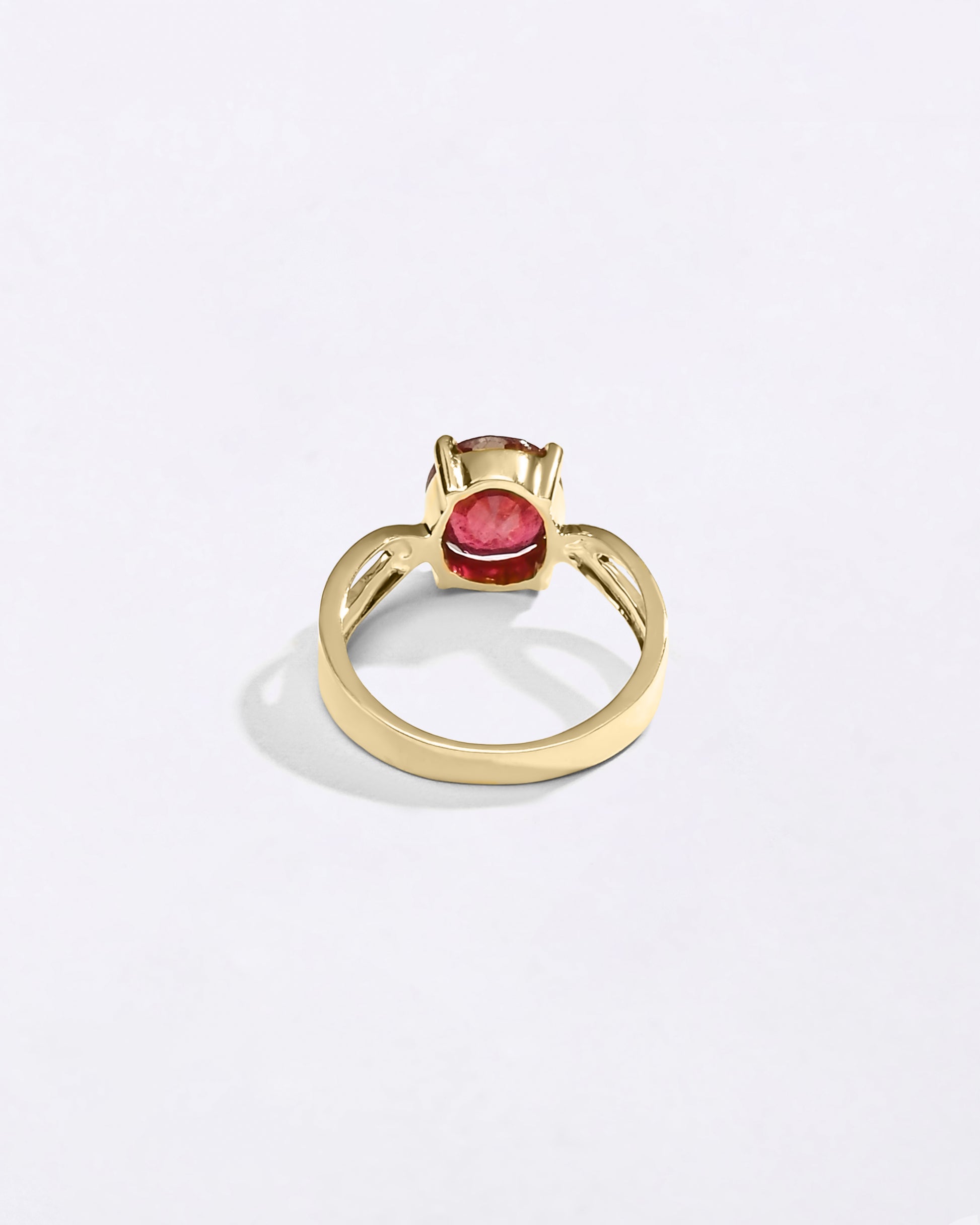 Female Ring in Ruby in 18K Gold Buy from Myra Gems