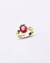 Female Ring in Ruby in 18K Gold Buy from Myra Gems