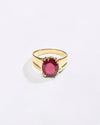 Red Color Ruby in 18K Gold Buy from Myra Gems