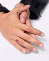 Benefits of Ruby Manik for Female in 18K Gold Buy from Myra Gems