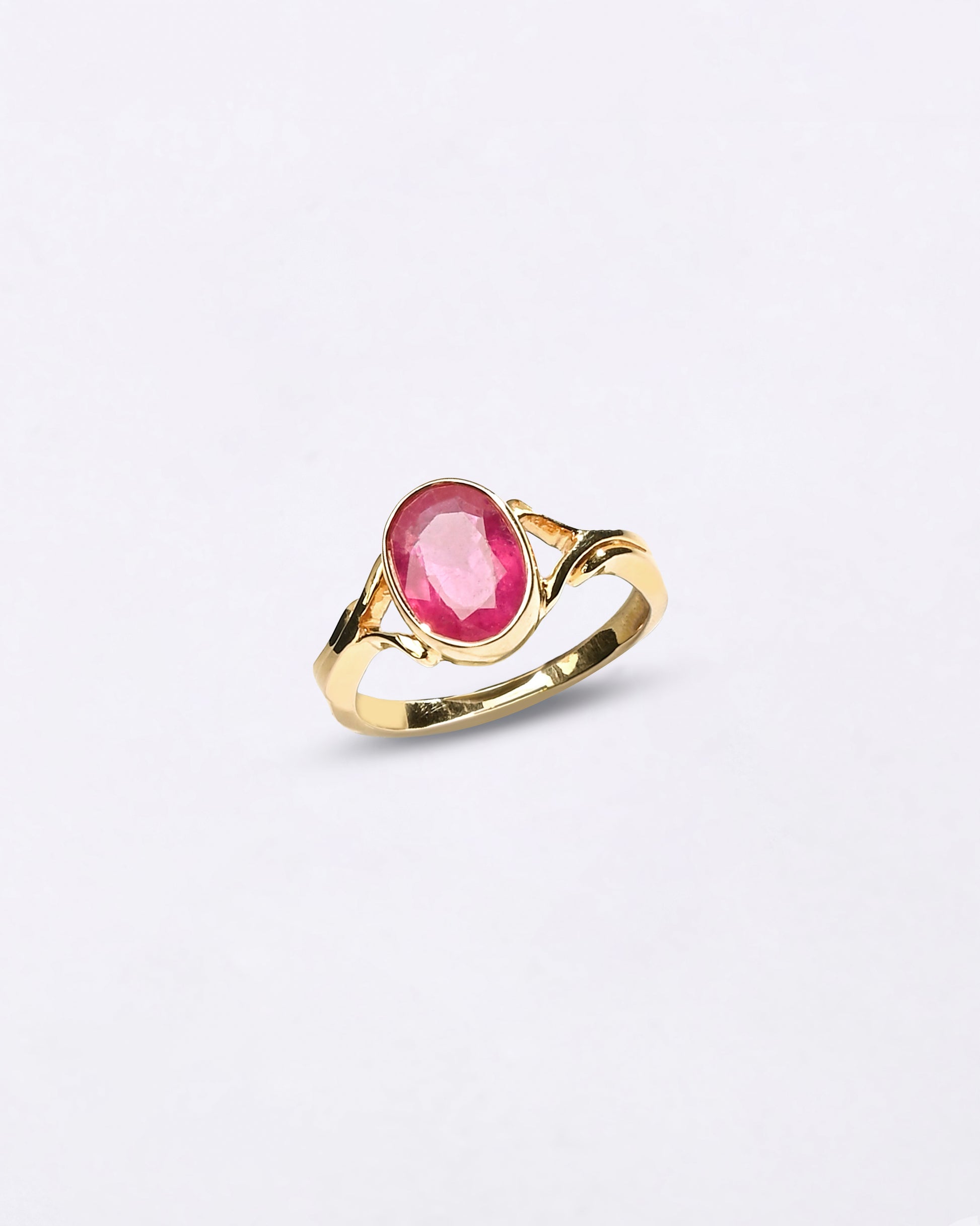 King of Gemstone Ruby in Goldr from Myra Gems
