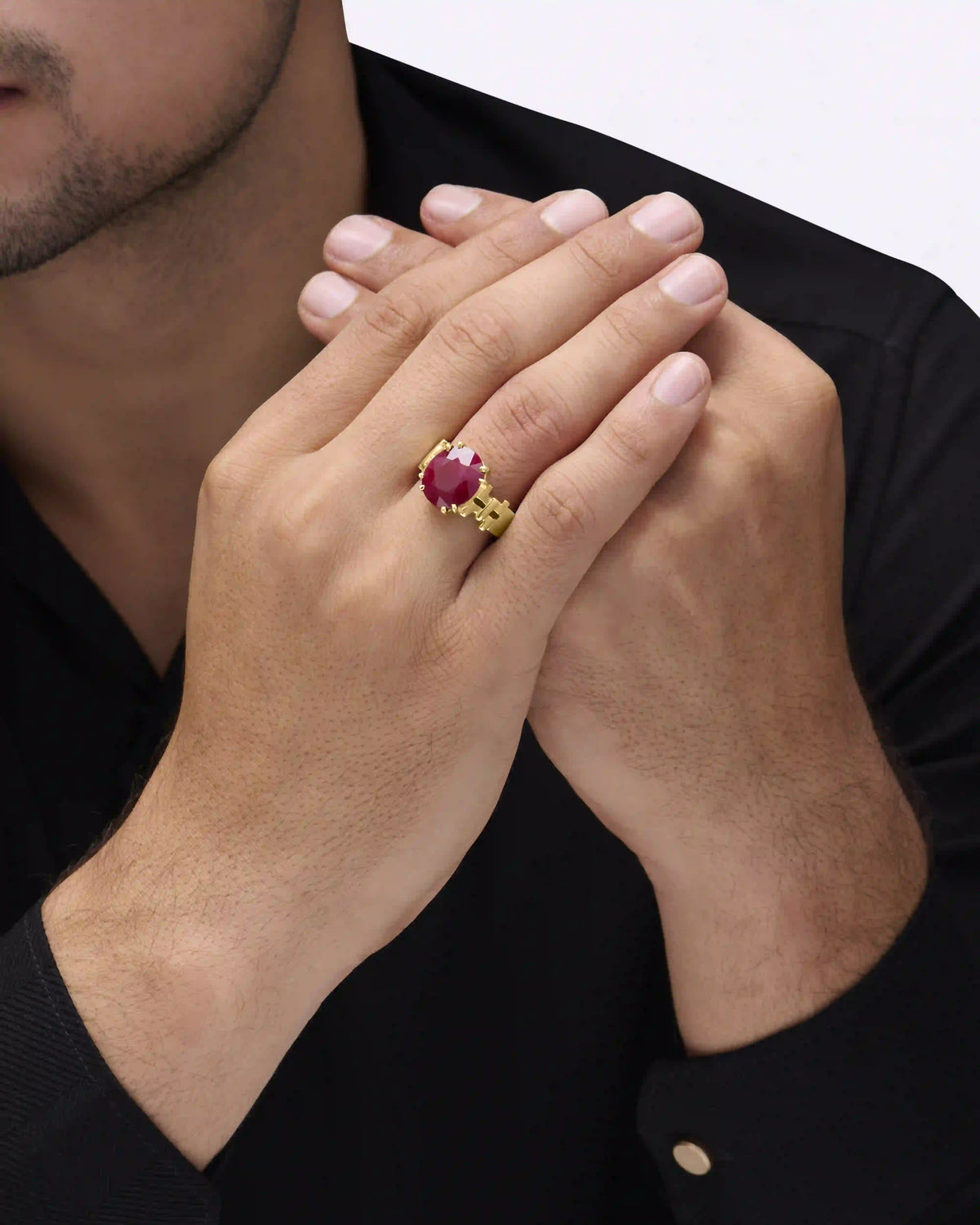 Ruby Gold Rings