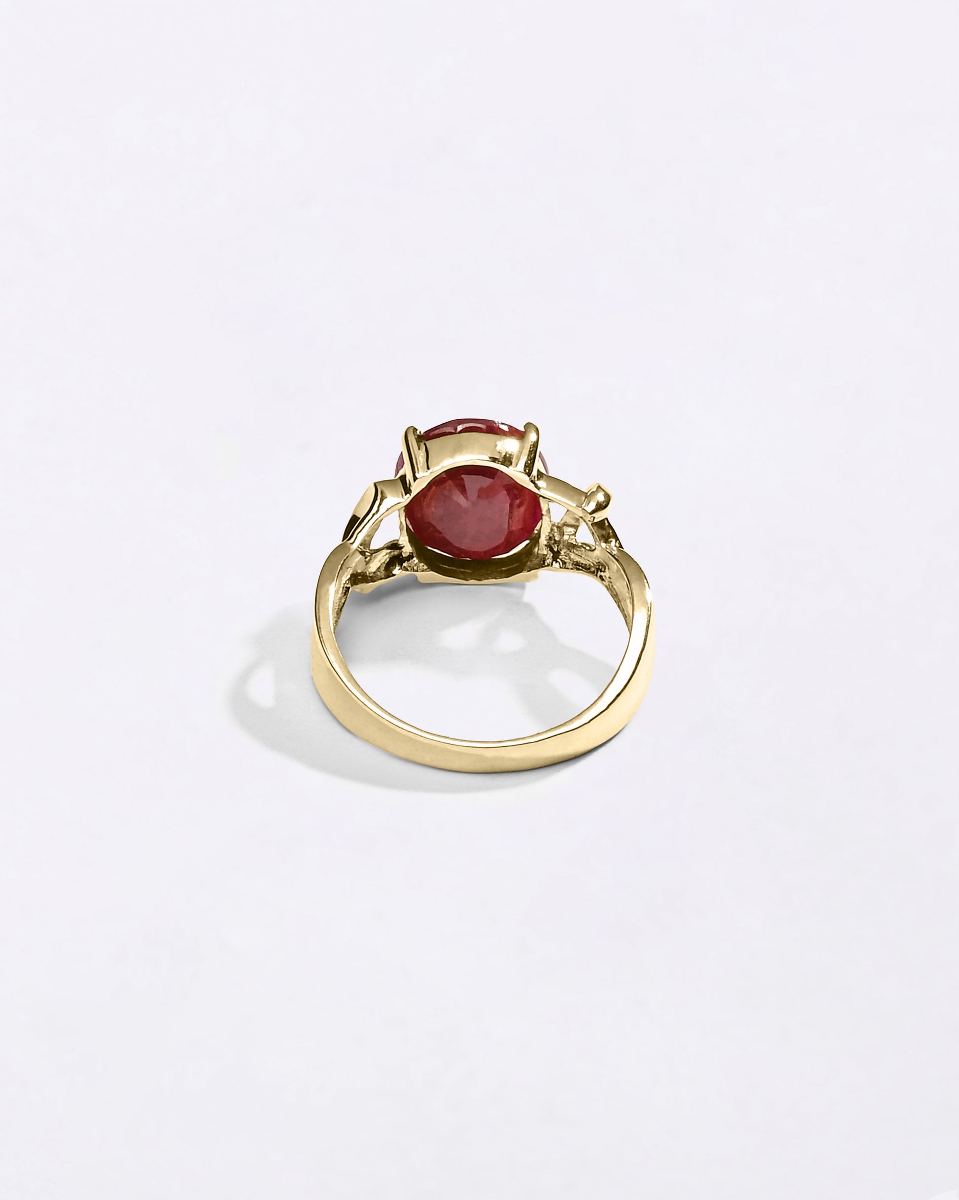 Stylish Ruby Ring Online in Male Designs from Myra Gems