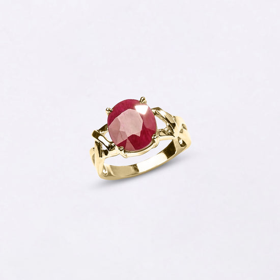 Stylish Ruby Ring Online in Male Designs from Myra Gems