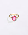 Pure Energy of Ruby Manik Ring in Hallmark Gold from Myra Gems
