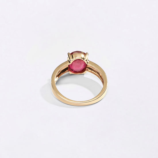Astrology Ruby in Hallmark Gold from Myra Gems