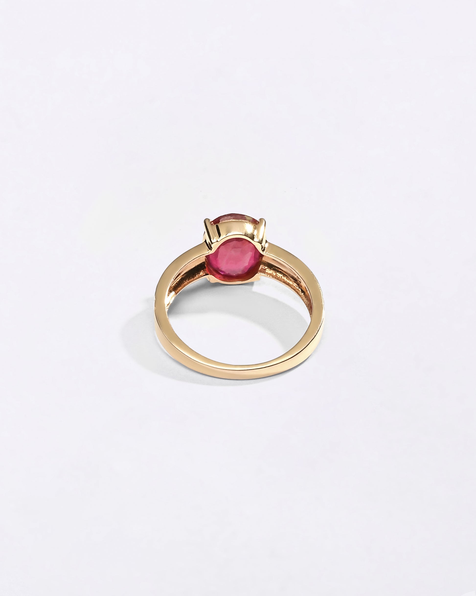 Astrology Ruby in Hallmark Gold from Myra Gems