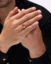 Astrology Ruby in Hallmark Gold from Myra Gems