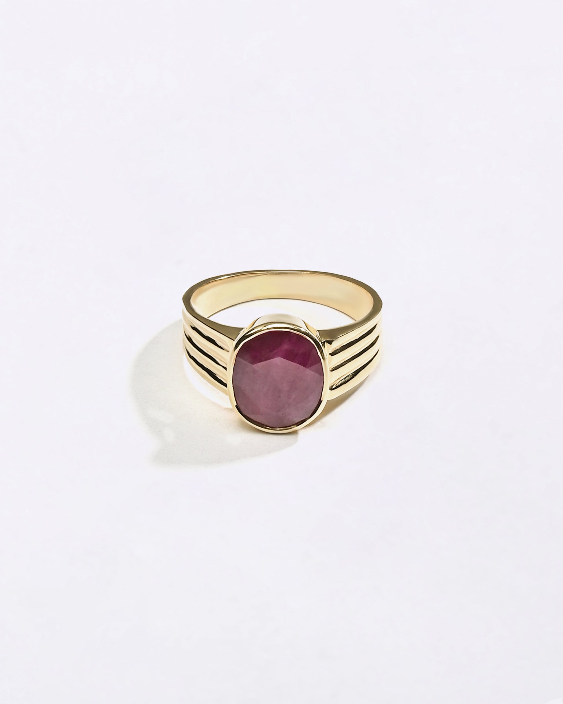 Vintage Ruby Ring In 750 Hallmark Gold Buy from Myra Gems