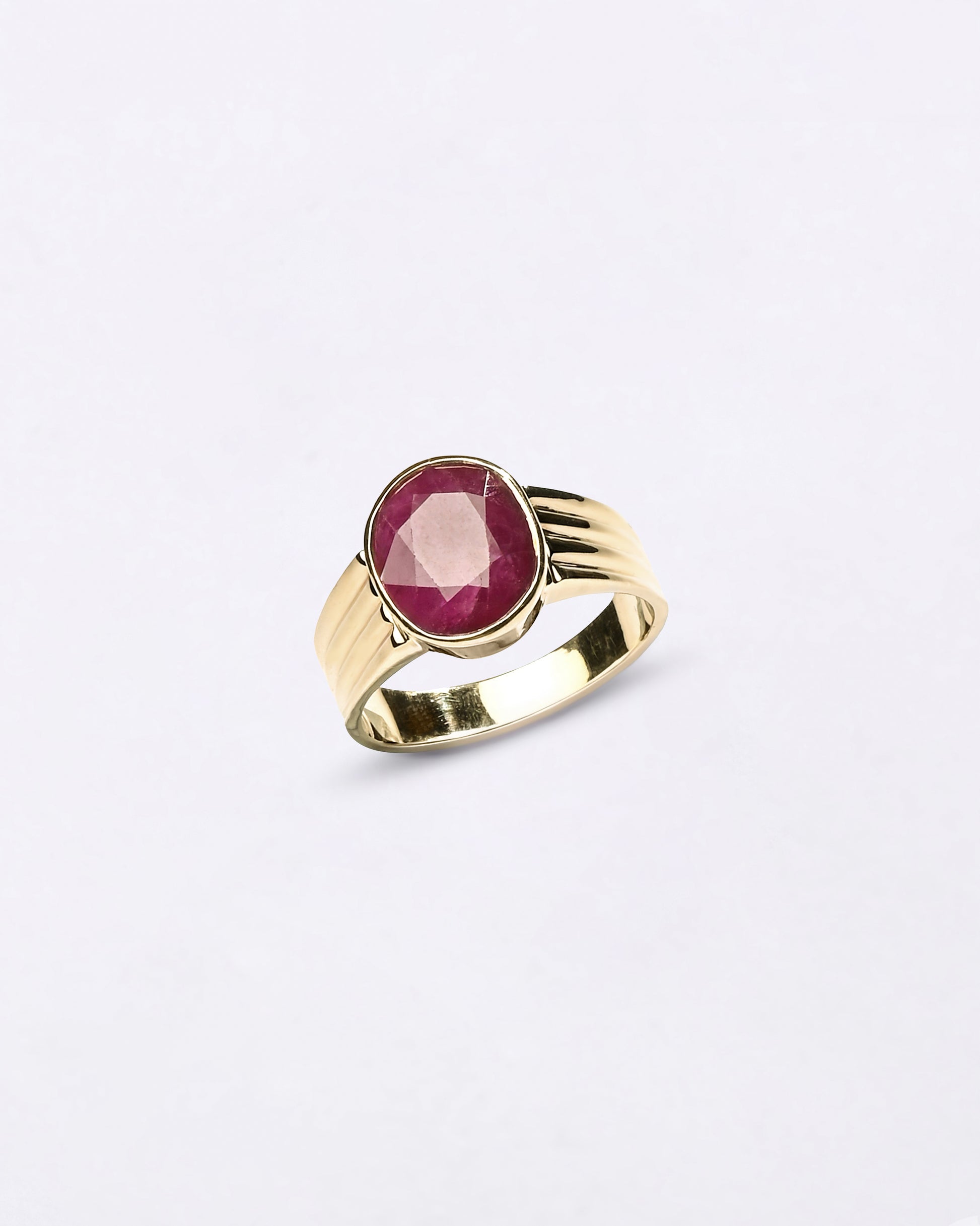 Vintage Ruby Ring In 750 Hallmark Gold Buy from Myra Gems