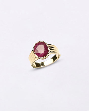 Vintage Ruby Ring In 750 Hallmark Gold Buy from Myra Gems