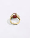 Myra statement of authenticity for gemstone jewelry on a light background
