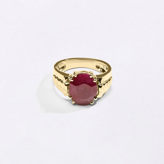 Myra statement of authenticity for gemstone jewelry on a light background