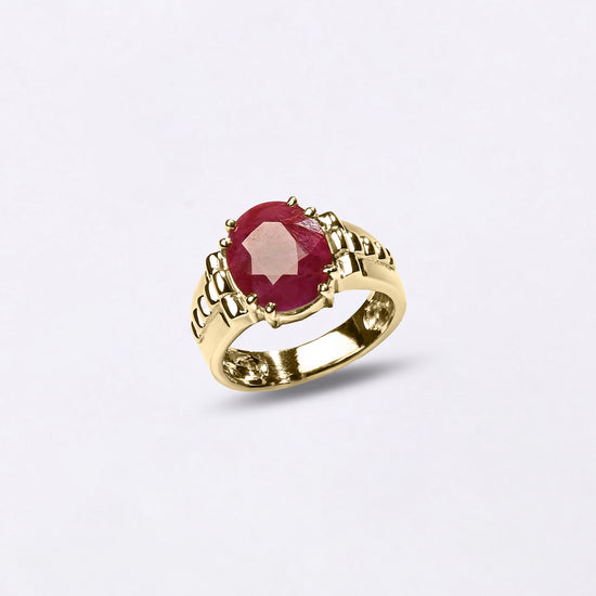 Myra statement of authenticity for gemstone jewelry on a light background
