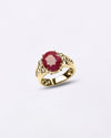 Myra statement of authenticity for gemstone jewelry on a light background